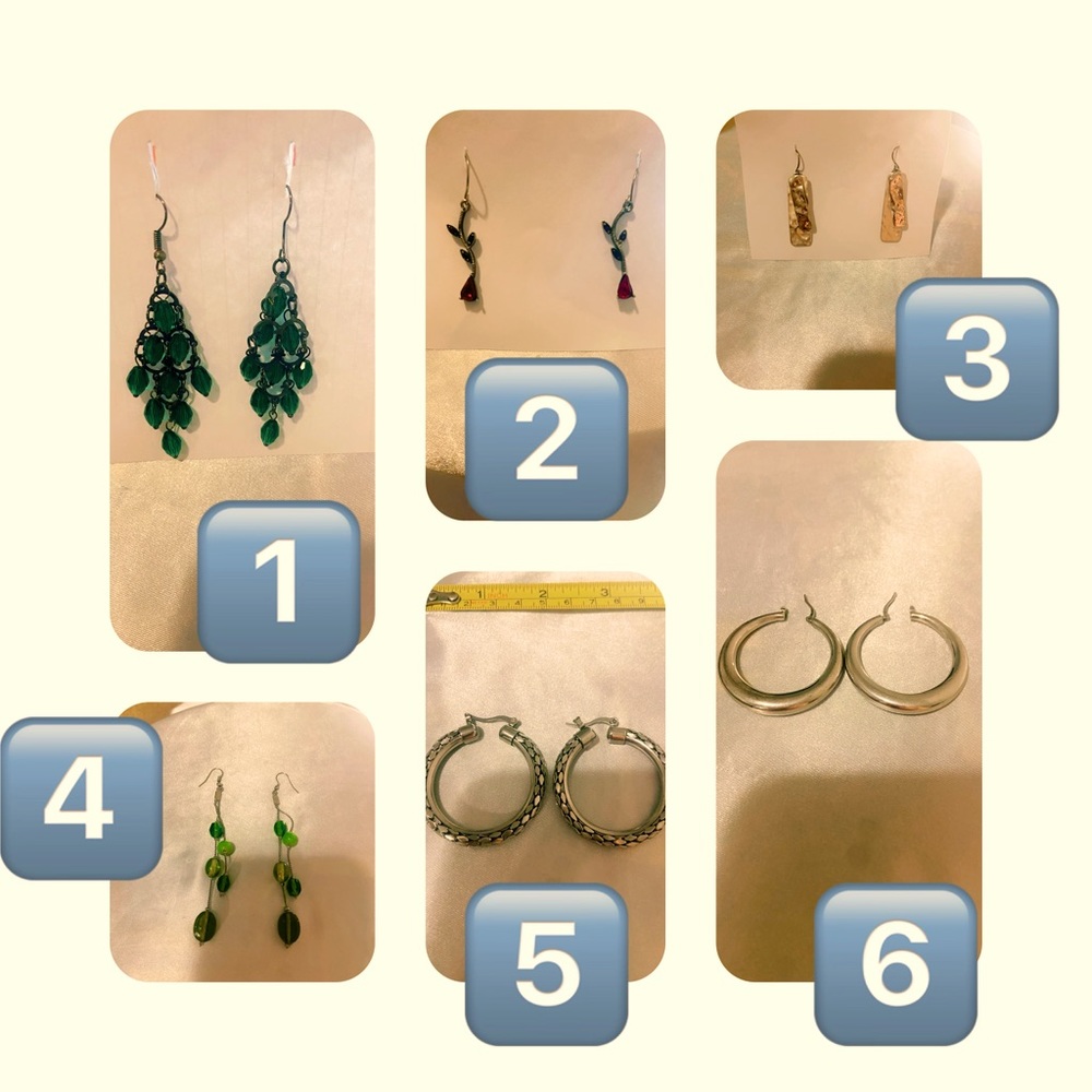 Your CHOICE - 3 pairs of earrings for $25.00